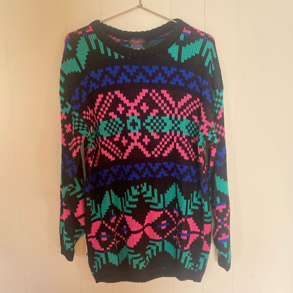 vintage tunic sweater
